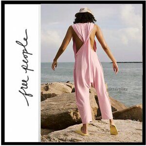Free People Hot Shot Onesie Twisted in Pinky Fuchsia 💖 Factory Sealed